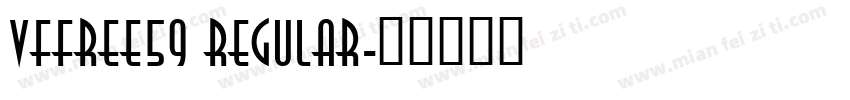 VfFree59 Regular字体转换